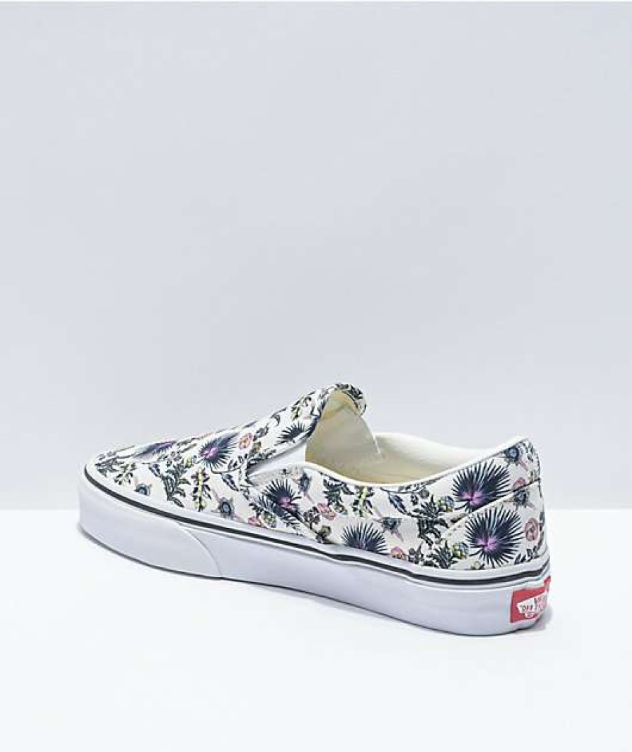 Vans * | Vans Slip-On Paradise Floral Skate Shoes Promotions