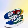 Vans * | Vans Old Skool Yacht Club Blue, Green, Yellow & Red Skate Shoes Promotions