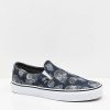 Vans * | Vans Slip-On Wireframe Skulls Navy & White Skate Shoes Promotions