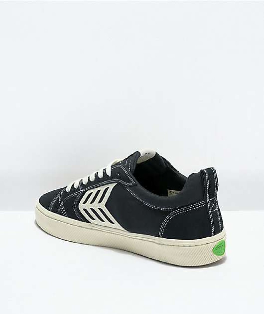 Skate Shoes * | Cariuma Catiba Pro Black & Ivory Skate Shoes Outlet