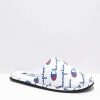 Shoes * | Champion Sleepover Script White Slippers Outlet