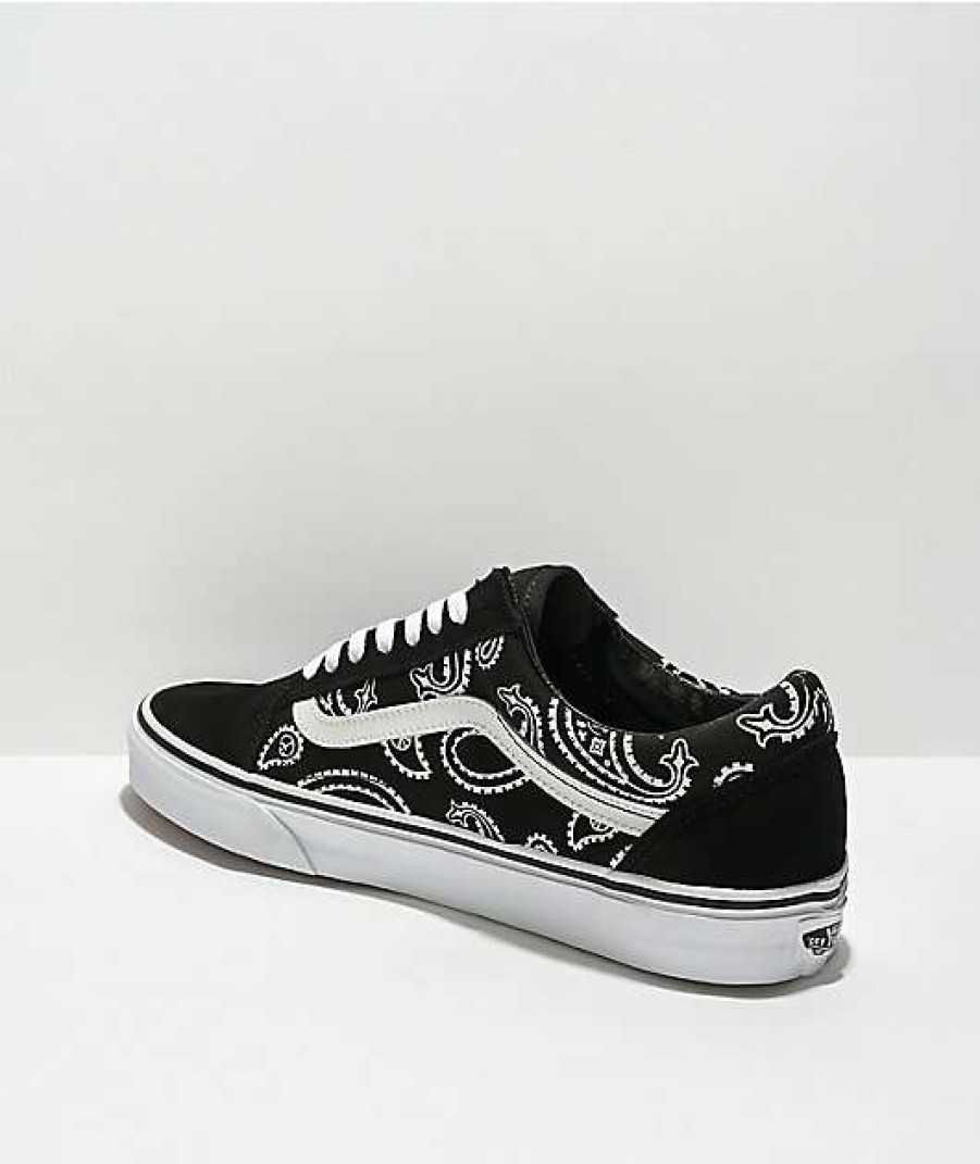 Vans * | Vans Old Skool Peace & Paisley Black Skate Shoes Promotions