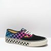 Vans * | Vans X T&C Surf Designs Authentic Sf Checkerboard Gradient Skate Shoes Promotions