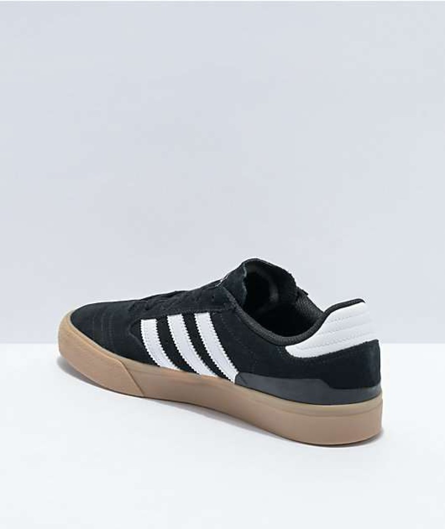 Shoes * | Adidas Busenitz Black, White & Gum Vulcanized Shoes Promotions