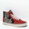 Vans * | Vans Sk8-Hi Desert Snake Chili Red Skate Shoes Promotions