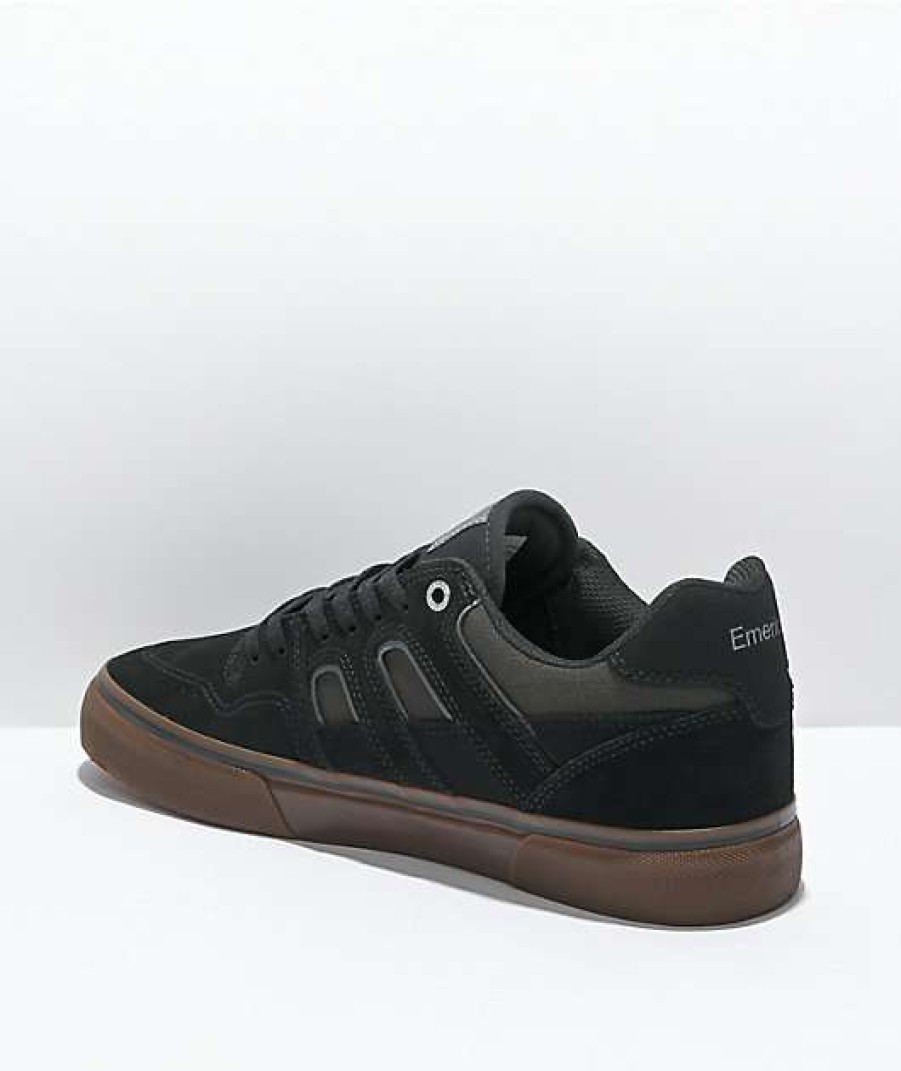 Skate Shoes * | Emerica Tilt G6 Black, Grey & Gum Skate Shoes Outlet