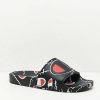 Sandals * | Champion Ipo Warped Black Slide Sandals Outlet