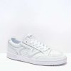 Vans * | Vans Lowland Comfycush Leather White Skate Shoes Promotions