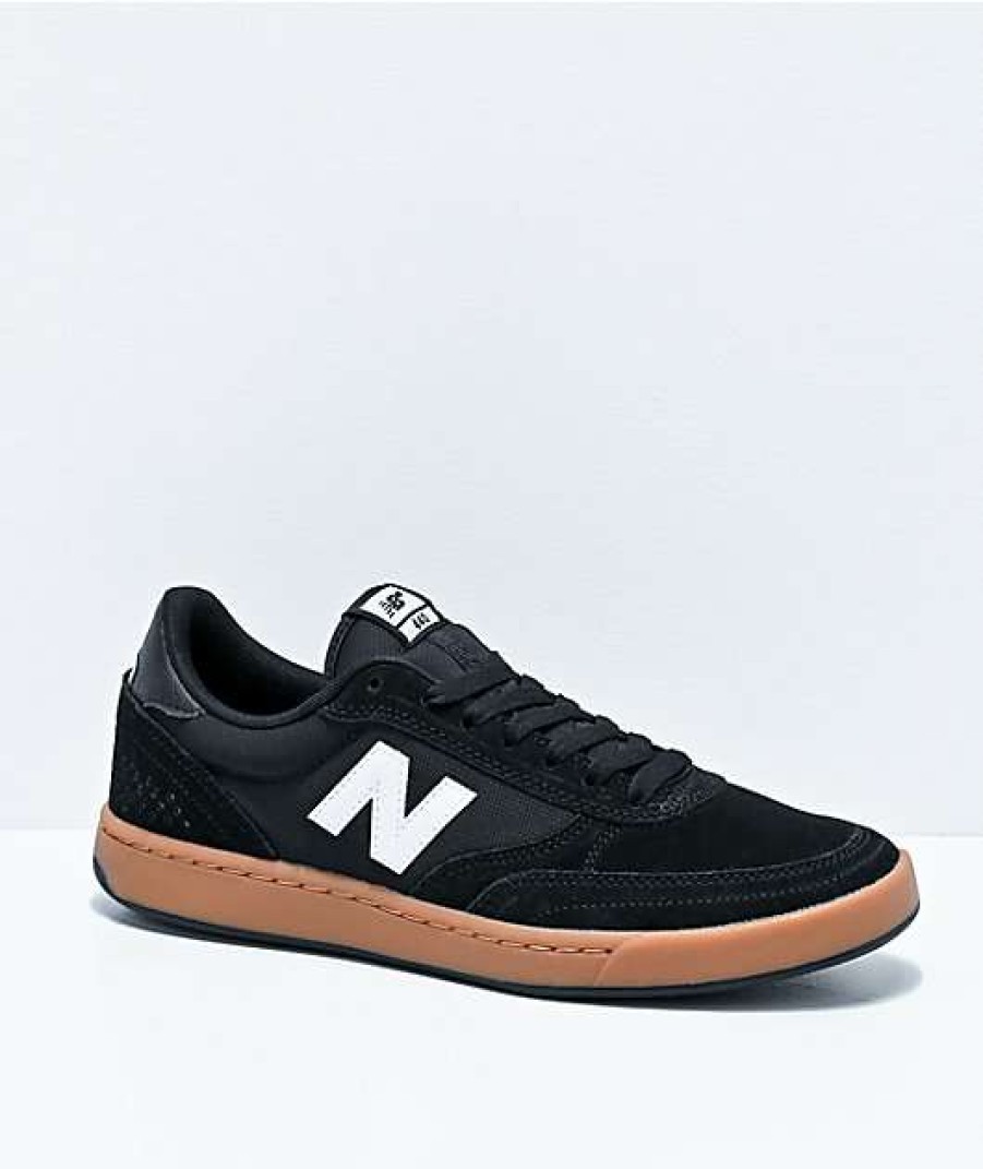 Skate Shoes * | New Balance Numeric 440 Black & Gum Skate Shoes Outlet