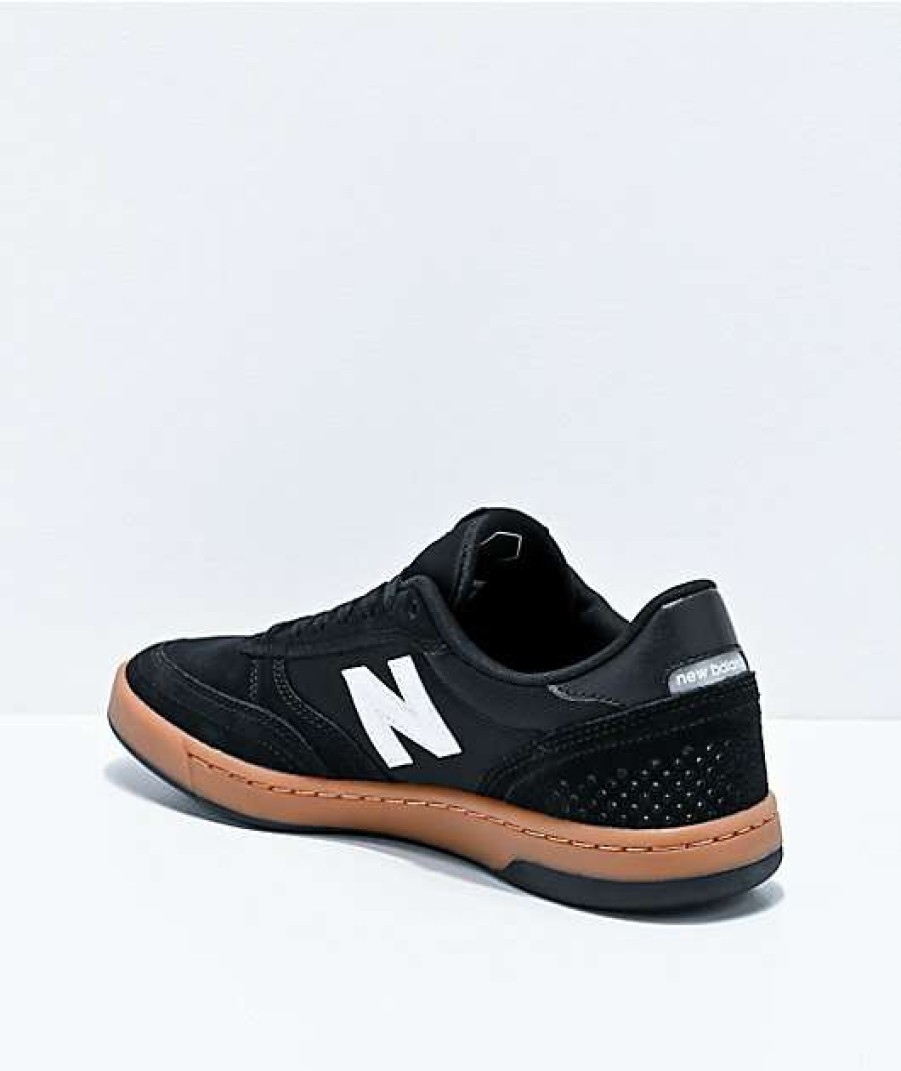 Skate Shoes * | New Balance Numeric 440 Black & Gum Skate Shoes Outlet