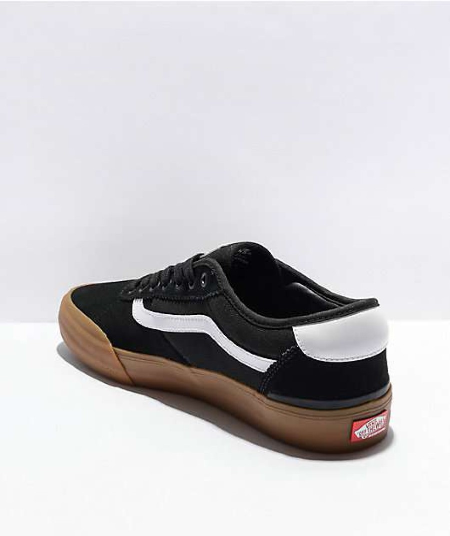 Vans * | Vans Skate Chima Black & Gum Skate Shoes Promotions