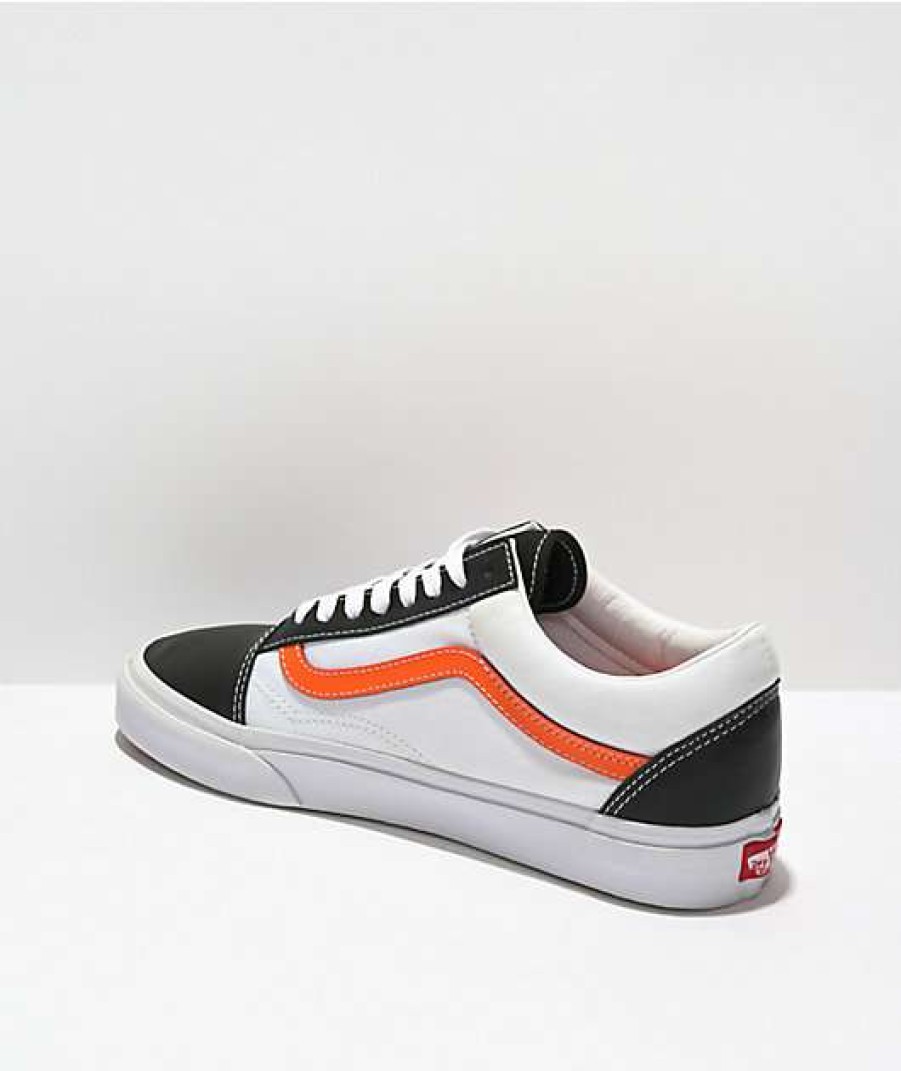 Vans * | Vans Old Skool Classic Sport Black & White Skate Shoes Promotions