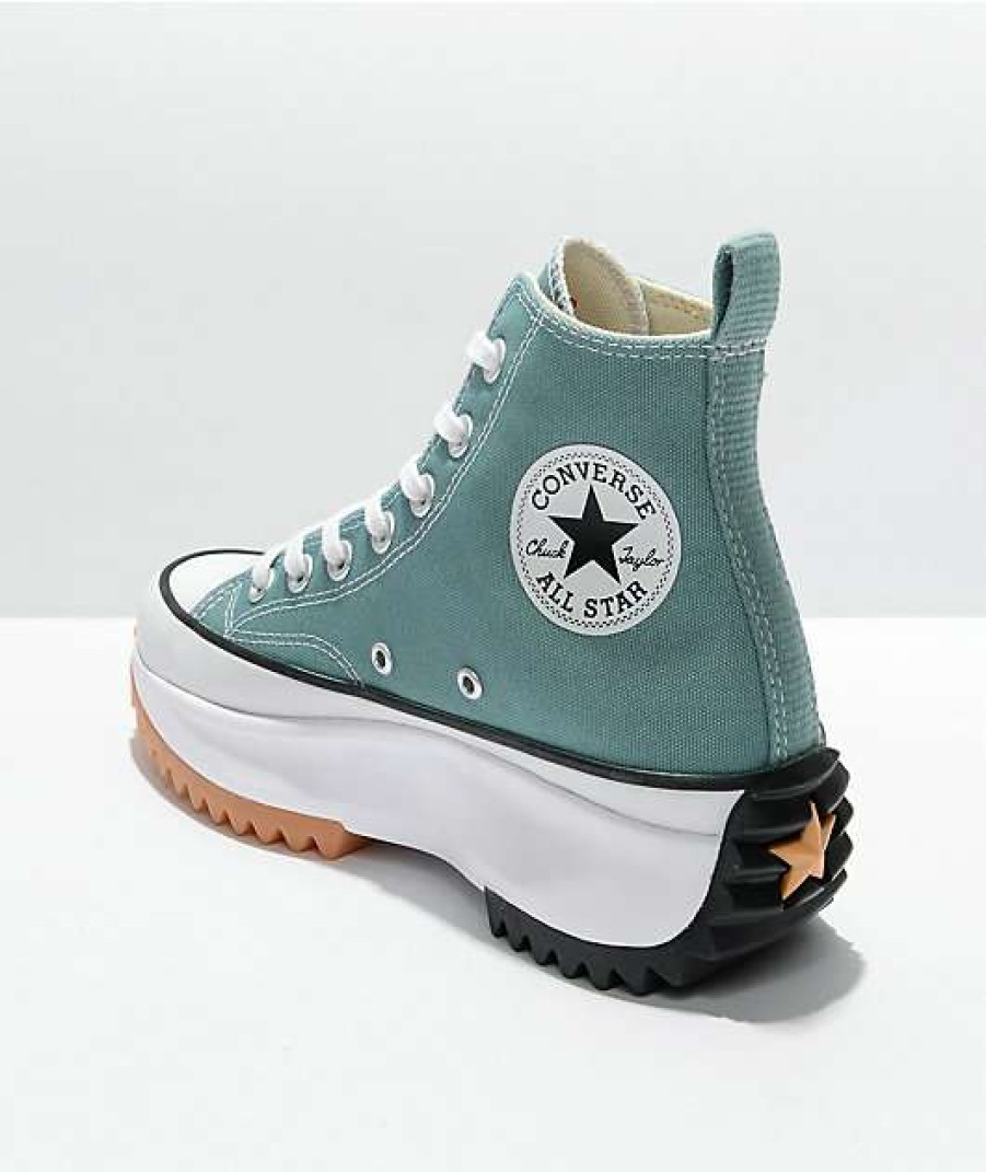 Shoes * | Converse Run Star Hike Jade Green High Top Shoes Outlet