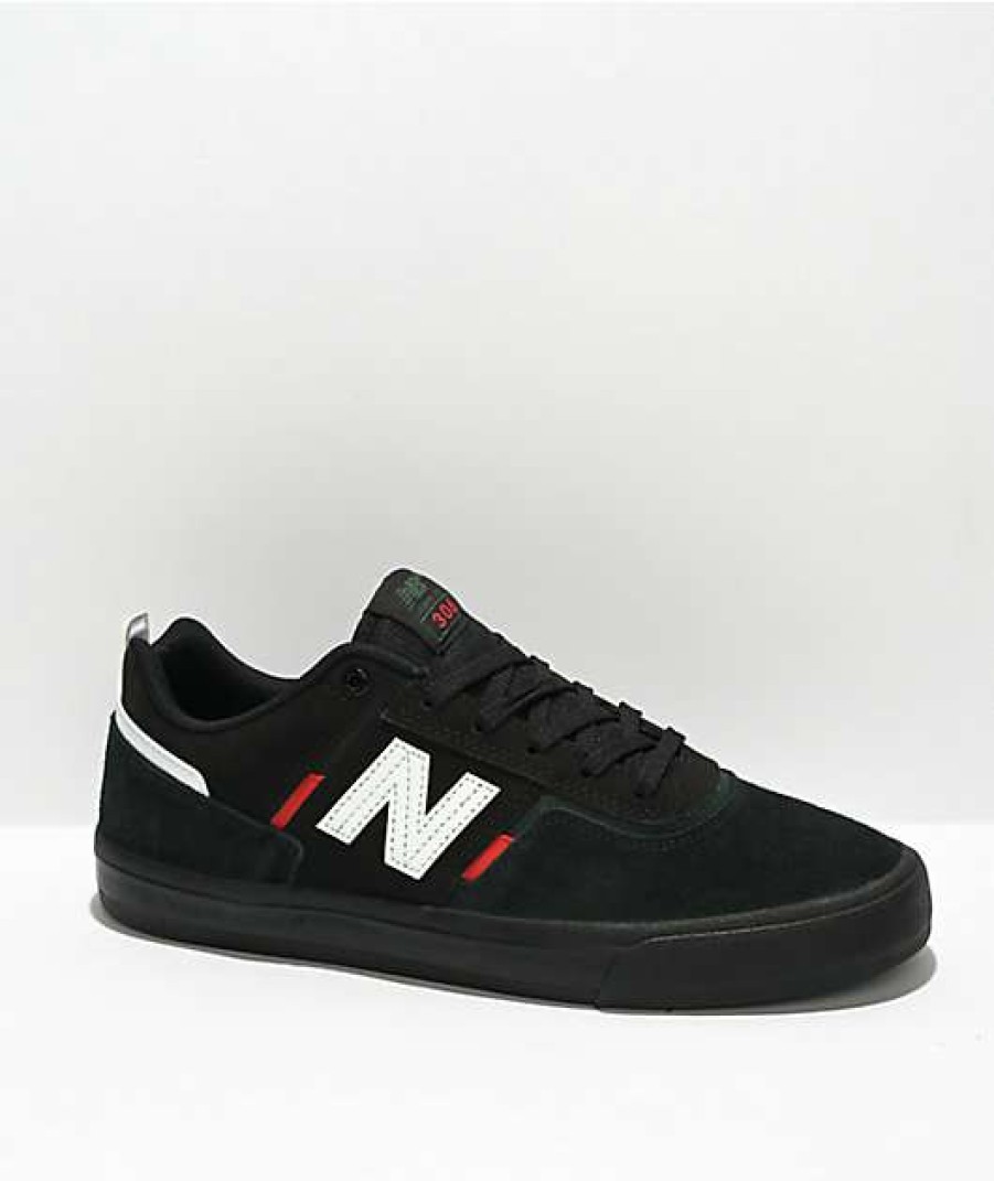 Sneakers * | New Balance Numeric 306 Jamie Foy Black, White & Red Skate Shoes Outlet