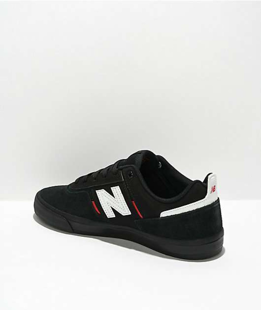 Sneakers * | New Balance Numeric 306 Jamie Foy Black, White & Red Skate Shoes Outlet