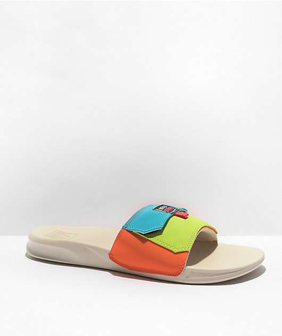 Sandals * | Reef Stash Carrot Top Slide Sandals Outlet