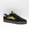 Skate Shoes * | Lakai X Pacifico Cambridge Black & Gum Skate Shoes Outlet