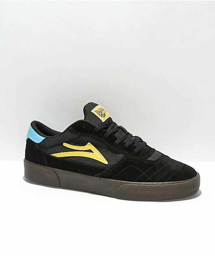 Skate Shoes * | Lakai X Pacifico Cambridge Black & Gum Skate Shoes Outlet