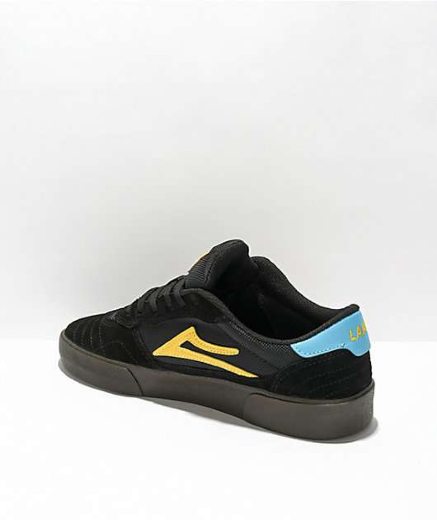 Skate Shoes * | Lakai X Pacifico Cambridge Black & Gum Skate Shoes Outlet