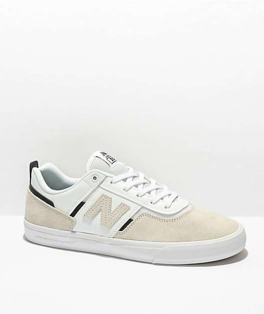 Sneakers * | New Balance Numeric 306 Foy White & Black Skate Shoes Outlet