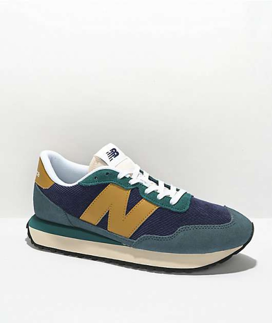 Sneakers * | New Balance Lifestyle 237 Mountain Teal & Gold Moss Shoes Outlet