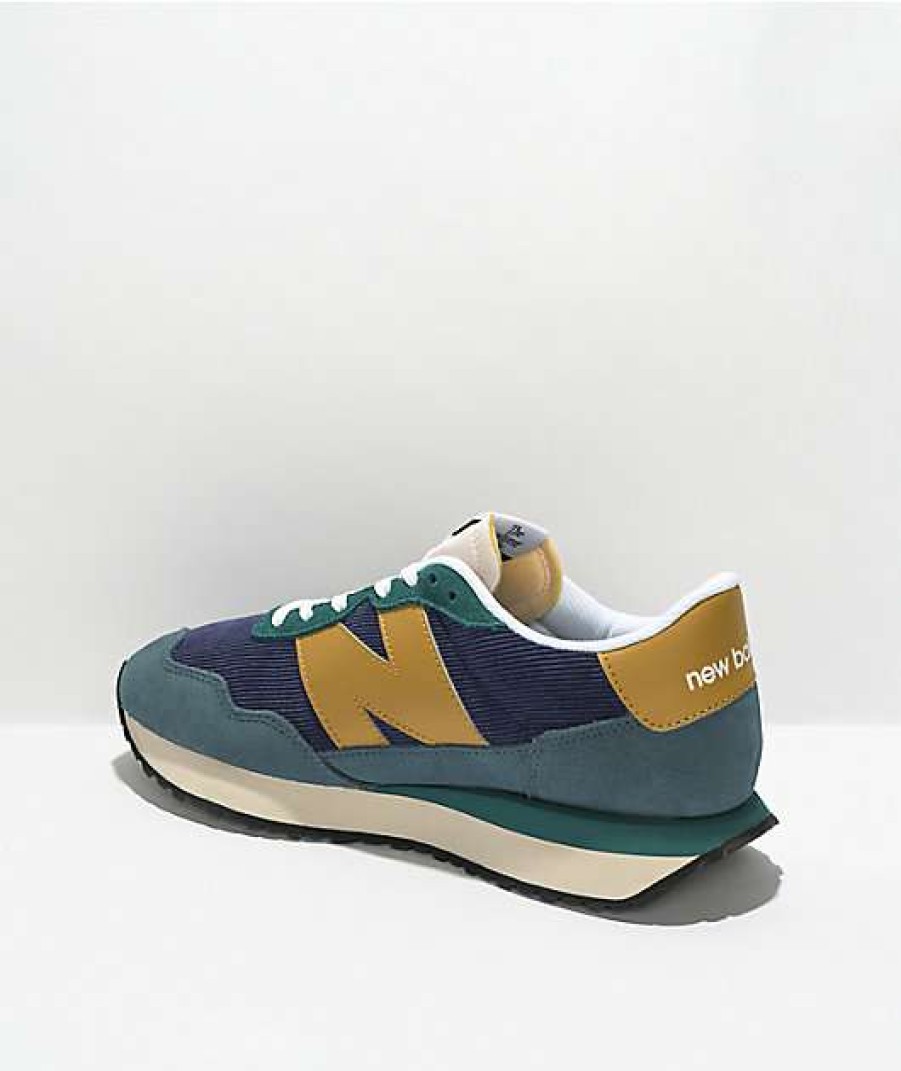 Sneakers * | New Balance Lifestyle 237 Mountain Teal & Gold Moss Shoes Outlet