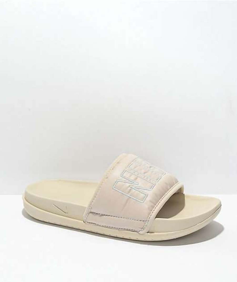 Nike * | Nike Sb Offcourt Orewood Cream Slide Sandals Promotions