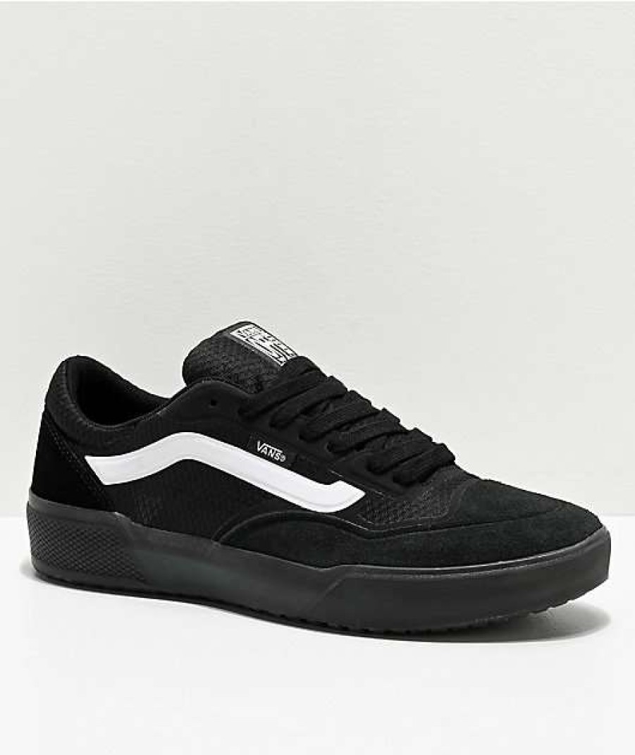 Vans * | Vans Skate Ave Pro Black & White Skate Shoes Promotions