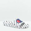 Sandals * | Champion Ipo Repeat White Slide Sandals Outlet