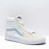 Vans * | Vans Sk8-Hi Sky Blue & White Skate Shoes Promotions