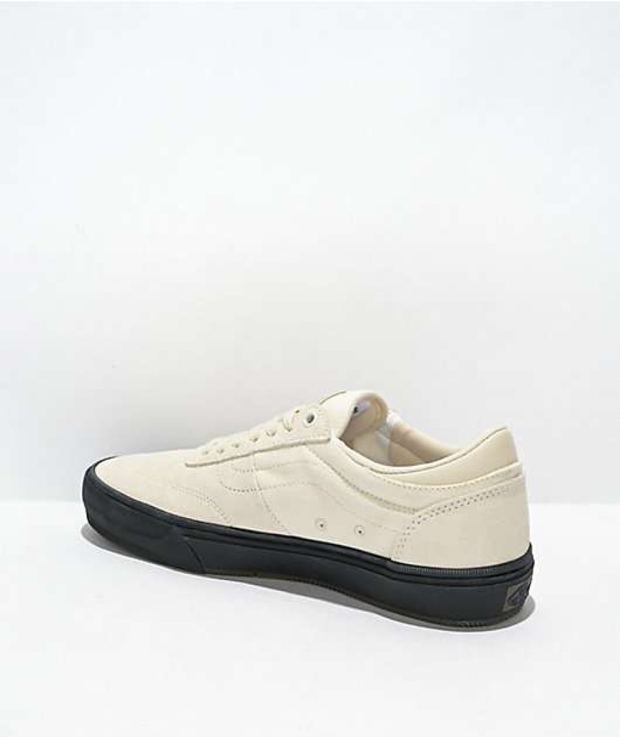 Vans * | Vans Skate Gilbert Crockett Antique White & Black Skate Shoes Promotions