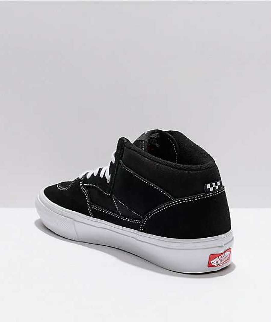 Vans * | Vans Skate Half Cab Black & White Skate Shoes Promotions