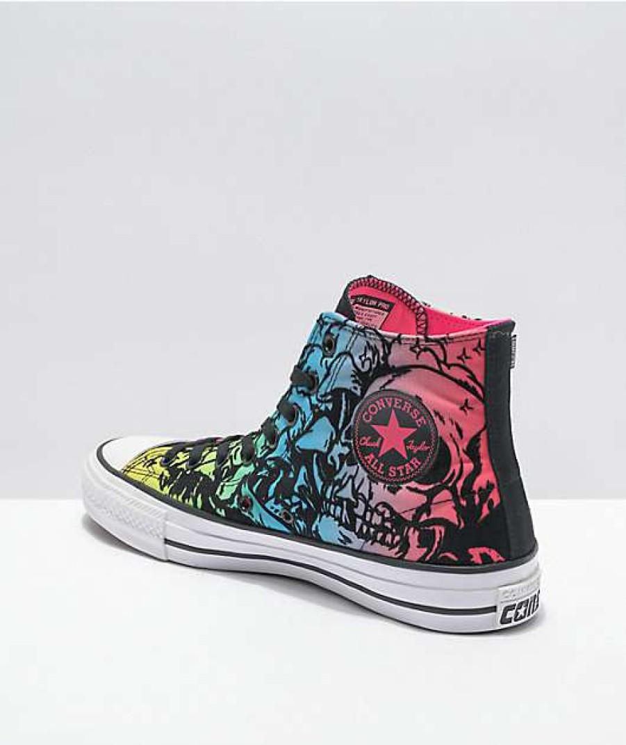 Shoes * | Converse Ctas Pro Hyper Pink, Black, & Blue Skate Shoes Outlet