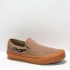 Shoes * | Straye Boo Vista Brown & Gum Slip-On Skate Shoes Outlet