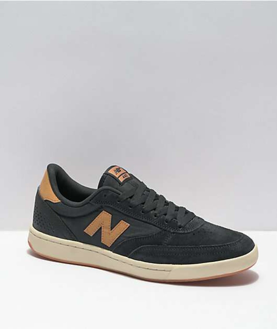 Skate Shoes * | New Balance Numeric 440 Black & Tan Skate Shoes Outlet