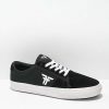 Sneakers * | Fallen Bomber Black & White Skate Shoes Outlet