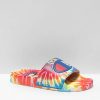 Sandals * | Champion Ipo Rainbow Tie Dye Slide Sandals Outlet