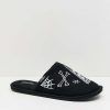 Shoes * | Lurking Class By Sketchy Tank Logo Black Slippers Outlet