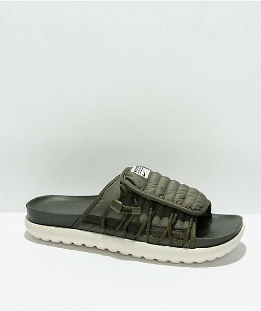 Nike * | Nike Asuna 2 Cargo & Khaki Slippers Promotions