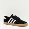 Shoes * | Adidas Seeley Black, White & Gum Shoes Promotions