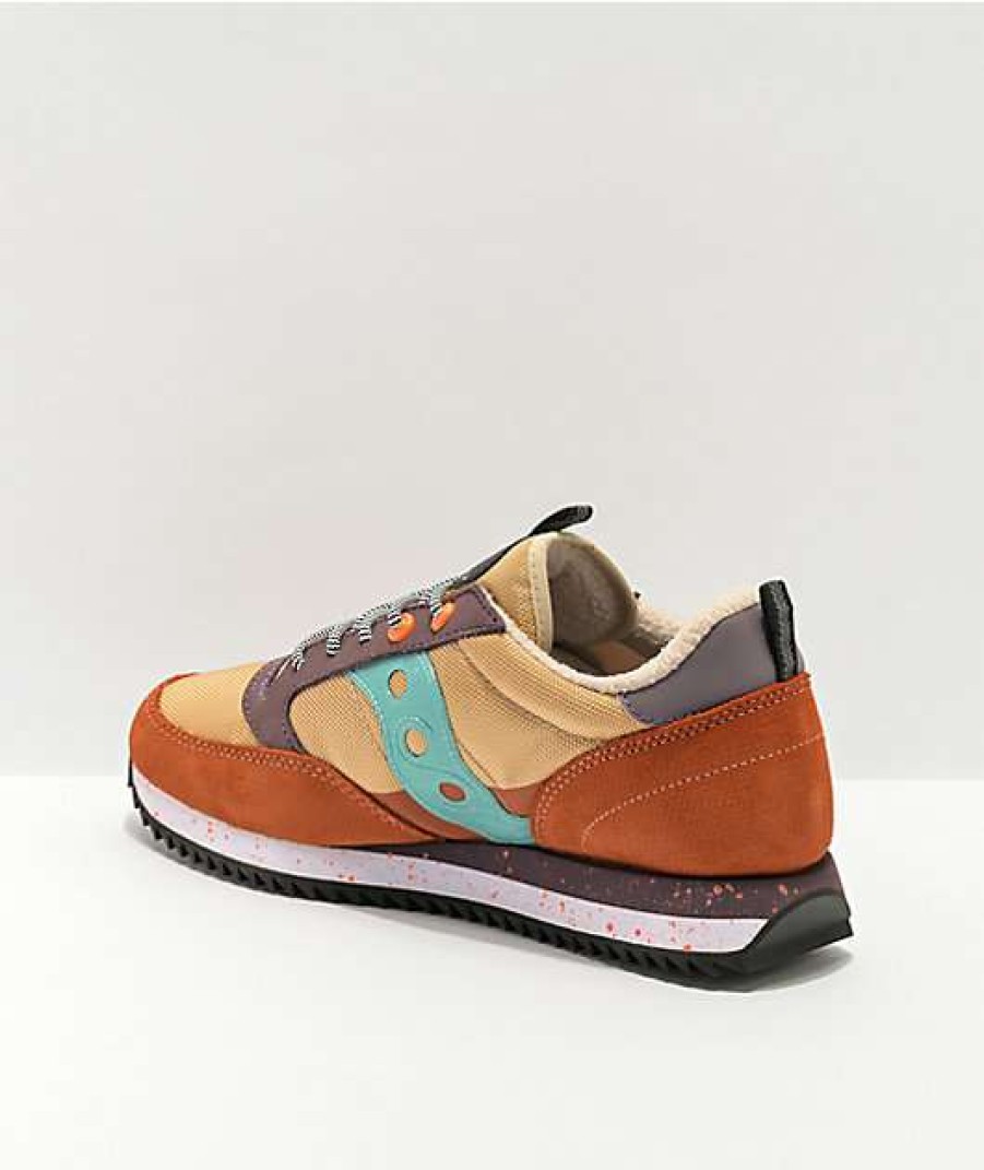 Sneakers * | Saucony Jazz Original Peak Curry, Ginger, & Blue Shoes Outlet