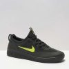 Nike * | Nike Sb Nyjah Free 2.0 Black & Cyber Green Skate Shoes Promotions