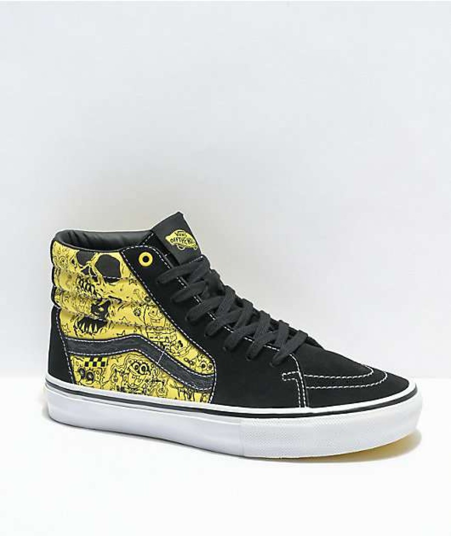 Vans * | Vans X Spongebob Squarepants Skate Sk8-Hi Gigliotti Skate Shoes Promotions