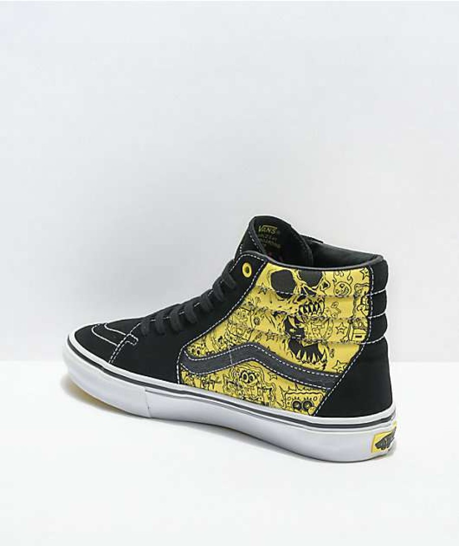 Vans * | Vans X Spongebob Squarepants Skate Sk8-Hi Gigliotti Skate Shoes Promotions