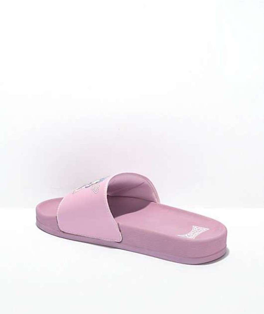 Sandals * | Your Highness Smokin' Bout U Pink Slide Sandals Outlet