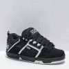 Shoes * | Dvs Comanche Black & White Skate Shoes Outlet