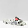 Sandals * | Champion Ipo Camo White, Grey & Black Slide Sandals Outlet