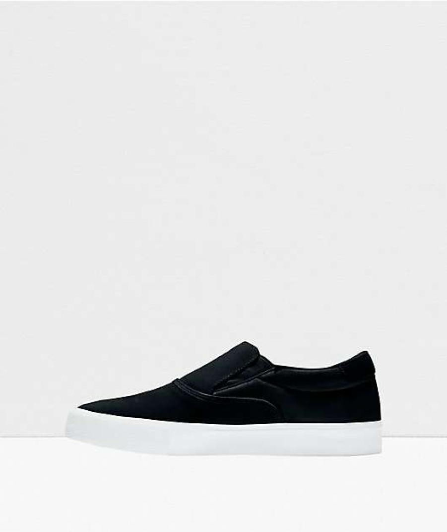 Nike * | Nike Sb Slip-On Verona Black & White White Skate Shoes Promotions