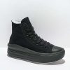 Shoes * | Converse Ctas Move Hi-Top All Black Platform Shoes Outlet