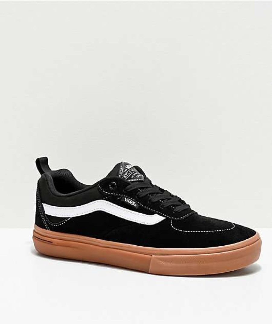 Vans * | Vans Skate Kyle Walker Black, White & Gum Skate Shoes Promotions